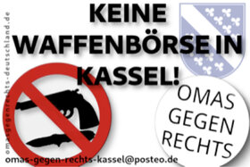 Slika peticije:OMAS GEGEN RECHTS: Keine Waffenbörse in Kassel!