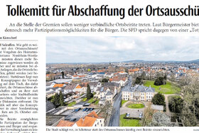Picture of the petition:Ortsausschuss Schötmar muss bleiben!