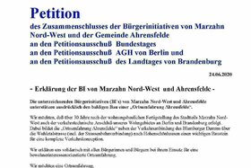 Foto van de petitie:Ortsumfahrung Ahrensfelde-Abbruch Planfeststellungsverfahren B158n -Neustart bewohnerwohlorientiert!