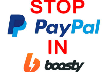 Image of the petition Остановить работу Paypal в Boosty