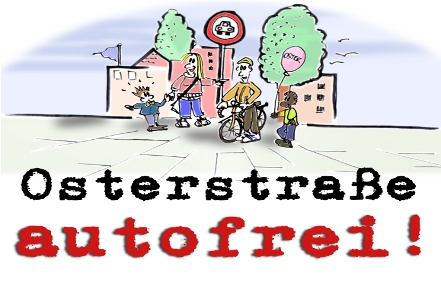 Bild der Petition: Osterstraße autofrei - für ein lebendiges Zentrum im Herzen Eimsbüttels