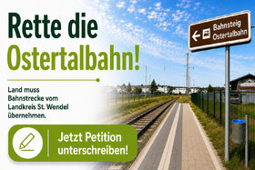 Bild der Petition: Ostertalbahn retten: Land muss Bahnstrecke vom Landkreis St. Wendel übernehmen