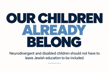 Bild av namninsamlingen Our children already belong. It is time for our systems to behave as though they do.