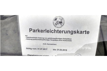 Bild der Petition Parkerleichterungskarte für Feuerwehrangehörige