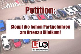 Foto e peticionit:Parkgebührenabzocke am Ortenau Klinikum stoppen!
