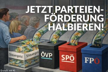Imagen de la petición Parteienförderung halbieren!