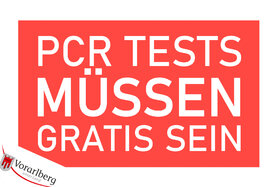 Bild der Petition: PCR Tests in Vorarlberg müssen Gratis sein
