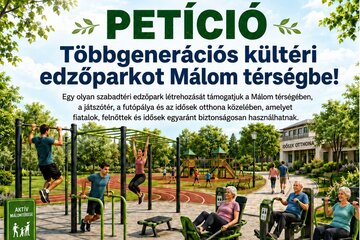 Image of the petition Petíció kültéri edzőpark létrehozásáért Pécs, Málom térségben