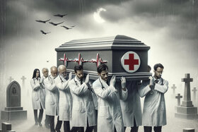 Изображение петиции:Médecins pétitionnaires. L'effondrement de notre système de santé est imminent. Un débat est urgent.