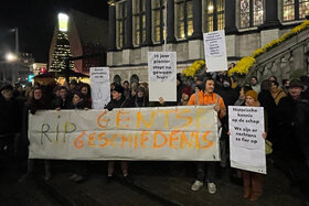 Foto van de petitie:Petitie voor een échte stadsarcheologie in Gent