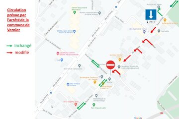Petitsiooni pilt Pétition contre l'arrêté de Vernier pour un sens unique dans la rue du Village