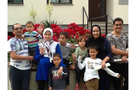 Pilt petitsioonist:Petition f. den Verbleib der Familien Mohammadi in Österreich