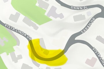 Imagen de la petición Petition For No-Parking Zone On Vista Linda Drive Along Dangerous Blind Curve!