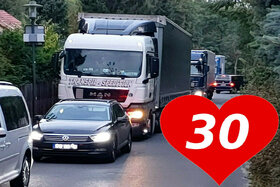 Foto da petição:Petition für Tempo 30 in Ferch  / Tempo 30 – Macht unsere Straßen sicher!
