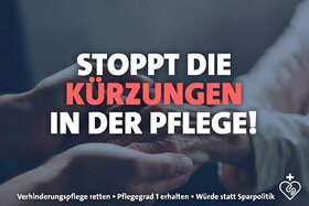 Bild der Petition: Petition gegen die geplanten Kürzungen im Reformentwurf zur Pflegeversicherung (Pflegeneuordnungsges