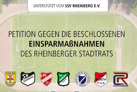 Picture of the petition:Petition gegen die vom Stadtrat beschlossenen Einsparungen im Sport