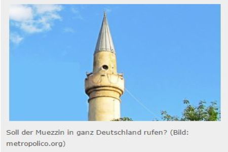 Pilt petitsioonist:Petition gegen einen geplanten Muezzin-Ruf in der Stadt Oberhausen