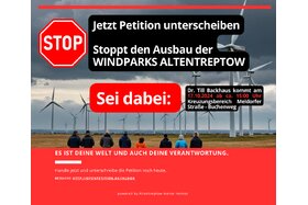 Bild der Petition: Petition: Stoppt den Ausbau des Windparks Altentreptow und Region