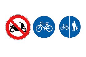 Lūgumraksta attēls: Petition über das Verbot der Nutzung von gesondert ausgewiesenen Radwegen durch Fahrzeuge