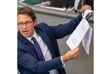 Image of the petition Petition zur Klage gegen Ex-Verkehrsminister Andreas Scheuer wegen der geplatzten Pkw-Maut