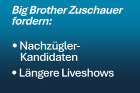 Petīcijas attēls:Petition zur Verbesserung der "Big Brother"-Staffel 2024 auf Joyn und SAT.1