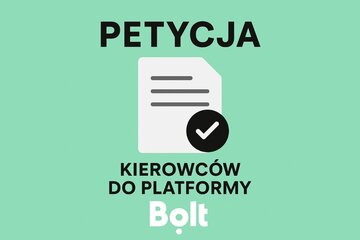 Imaginea petiției Petycja do firmy Bolt od kierowców pracujących na terenie Polski