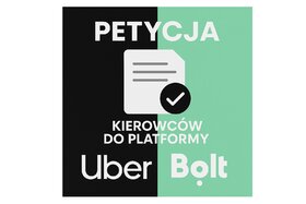 Afbeelding van de petitie: Petycja do firmy Uber i Bolt od kierowców pracujących na terenie Polski.
