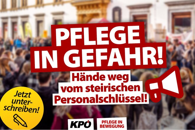 Imaginea petiției Pflege in Gefahr - Hände weg vom steirischen Pflegeschlüssel