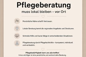 Bild der Petition: Pflegeberatung muss unabhängig und vor Ort bleiben!