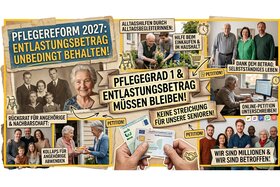 Bild der Petition: Pflegereform 2027 stoppen–Hände weg vom Entlastungsbetrag für Pflegegrad 1, Frau Ministerin Warken!