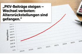 Bild der Petition: PKV: Altersrückstellungen vollständig mitnehmen. Echte Wechselmöglichkeit für alle Versicherten