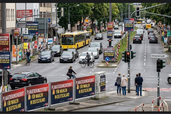Bild av namninsamlingen Plakatierungsverbot für Wahlen in Deutschland
