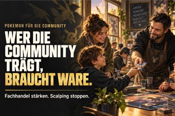 Bild der Petition Pokémon für die Community: Scalping stoppen, TCG-Fachgeschäfte stärken!