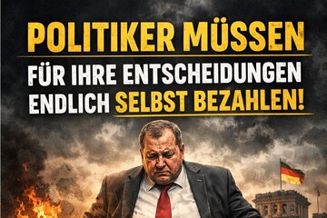 Bild der Petition Politiker müssen für ihre Entscheidungen endlich selbst bezahlen.