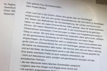 Image of the petition Post an Merkel - Nationale Alleingänge sind kontraproduktiv!