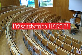 Kép a petícióról:Präsenzlehre an der Universität Konstanz
