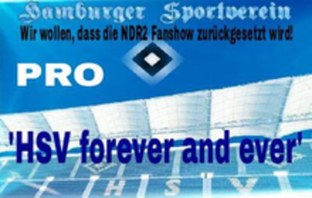Kép a petícióról:Pro HSV Hymne "For ever and ever" für den Einmarsch der Mannschaft