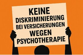 Bild der Petition: Psychotherapie darf kein Versicherungsnachteil sein!