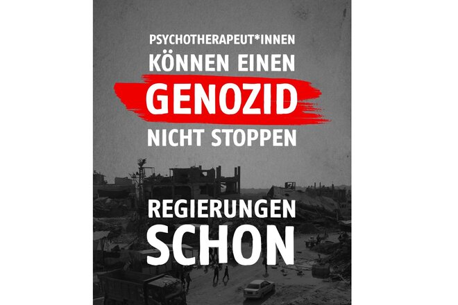Image of the petition Psychs für Gaza – Beihilfe zu Tod und Trauma muss enden