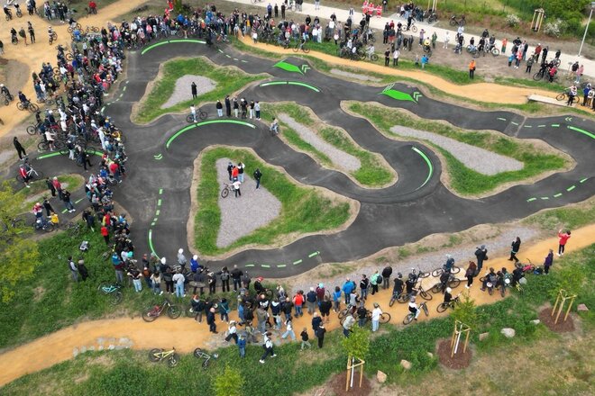 Beeld van die petisie Pumptrack in Kempen