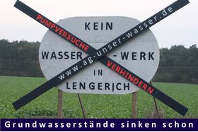 Photo de la pétition :Pumpversuch Lengerich-Handrup sofort stoppen!
