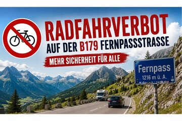 Bild der Petition Radfahrverbot auf der B179 Fernpassstraße
