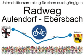 Bild på petitionen:Radweg Aulendorf - Ebersbach