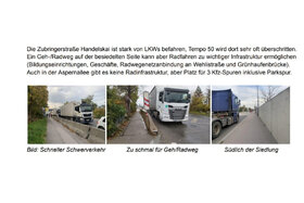 Bild der Petition: Radweganbindung VS Aspernallee + Dammhaufensiedlung
