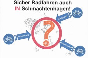 Малюнок петиції:Radwege in Schmachtenhagen für die Sicherheit unserer Kinder