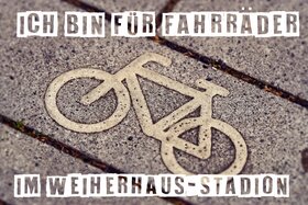 Slika peticije:Räder zurück ins Weiherhaus-Stadion