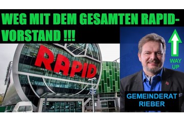 Image of the petition RAPID-WIEN: RÜCKTRITT DES VORSTANDES, DES KURATORIUMS, DES SPORTDIREKTORS!! v. GEMEINDERAT RIEBER