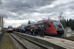 Slika peticije:Rasche Entschärfung der Sicherheitsmängel am Bahnhof Baumgartenberg