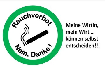 Obraz petycji Rauchverbot! Nein Danke!