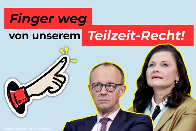 Bild der Petition Recht auf Arbeit in Teilzeit muss erhalten bleiben